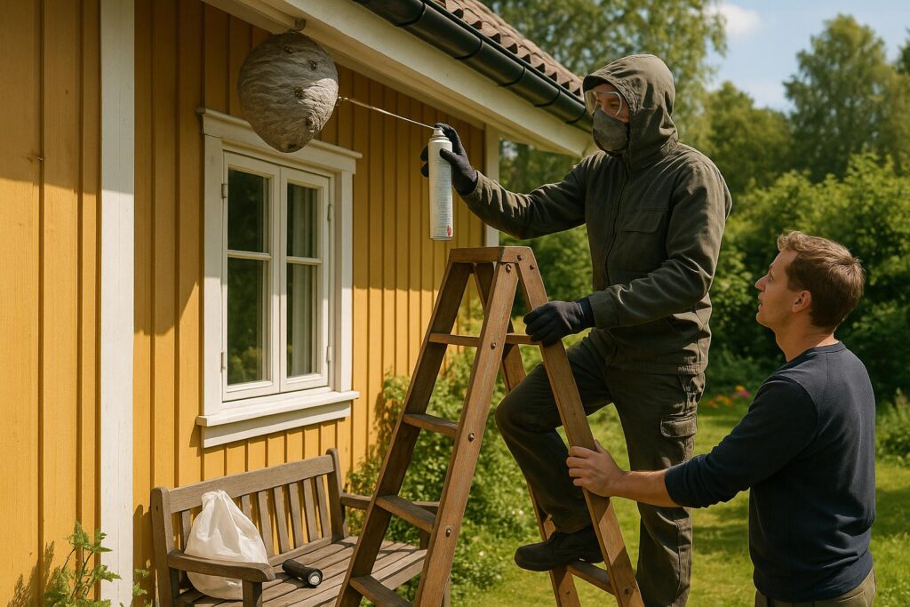 hvordan fjerne vepsebol