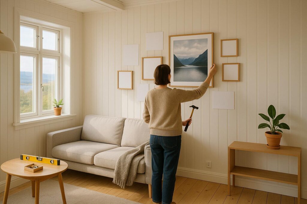 hvordan henge opp bilder